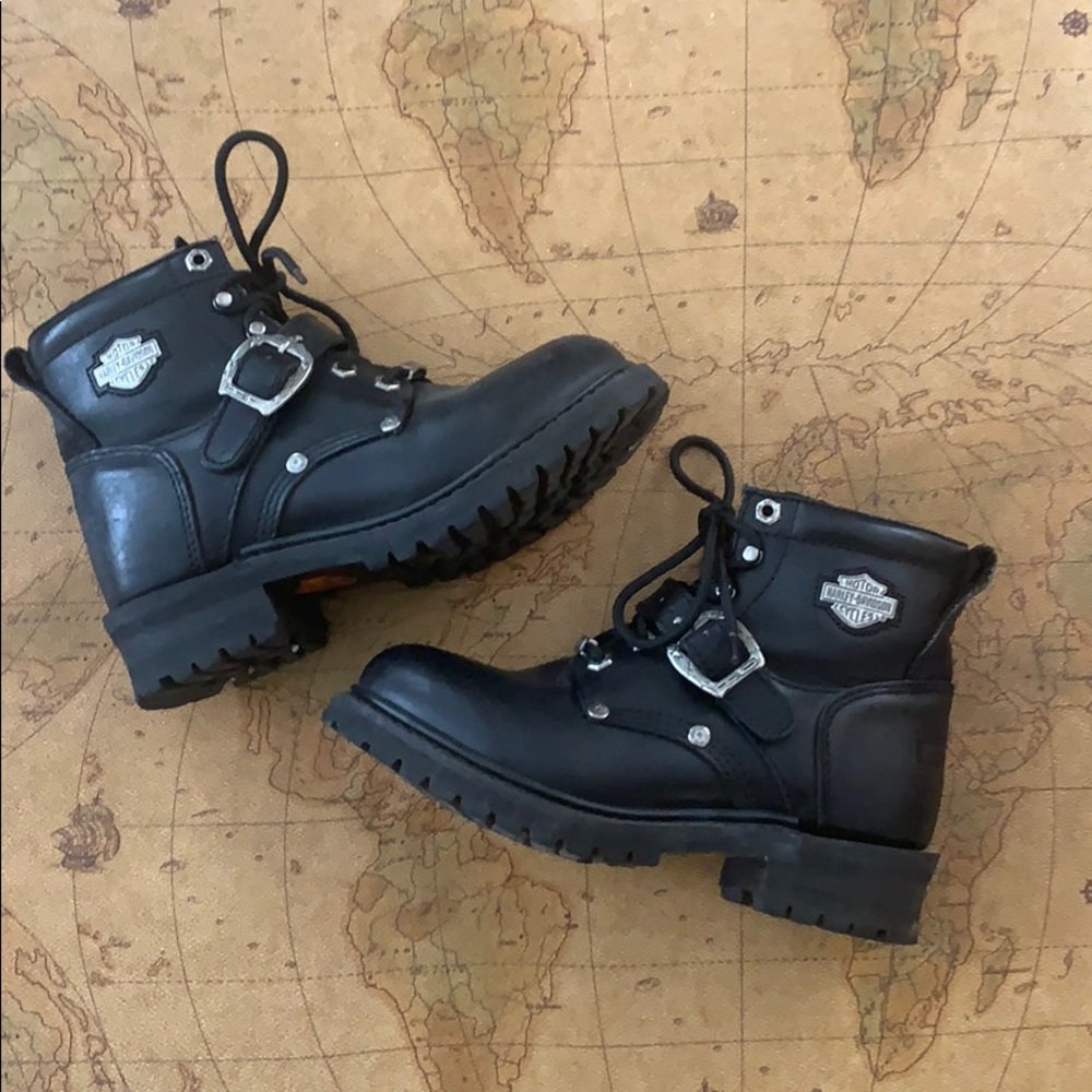 Harley Davidson Leather Boots